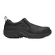 Merrell Work Men's Jungle Moc Leather Hi-Vis Carbon Fiber Toe Waterproof Static Dissipative Wide Work Shoe - Black - J008007W - Overlook Boots