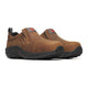 Merrell Work Men's Jungle Moc Leather Hi-Vis Carbon Fiber Toe Waterproof Static Dissipative Work Shoe - Brown - J008037 7 / Medium / Brown - Overlook Boots