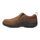 Merrell Work Men's Jungle Moc Leather Hi-Vis Carbon Fiber Toe Waterproof Static Dissipative Work Shoe - Brown - J008037 - Overlook Boots
