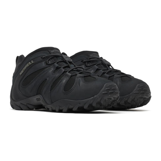 Merrell Tactical Men's Chameleon 8 Stretch Tactical Work Shoe - Black - J099405 7 / Medium / Black - Overlook Boots