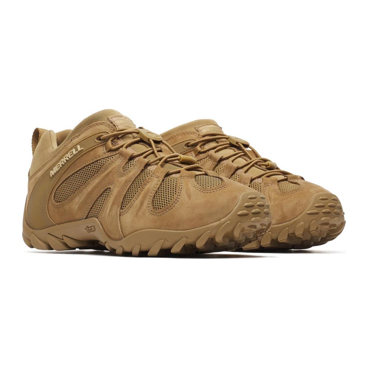 Merrell Tactical Men's Chameleon 8 Stretch Tactical Work Shoe - Coyote - J099407 7 / Medium / Coyote - Overlook Boots
