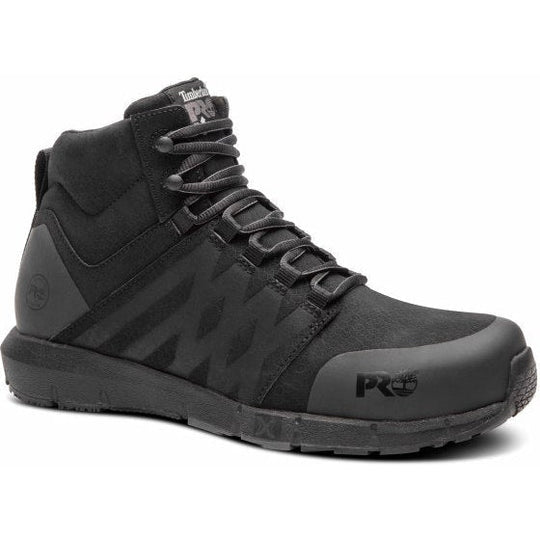 Timberland Pro Men's Radius Mid Composite Toe Work Boot- Black- TB1A28WF001 - Overlook Boots