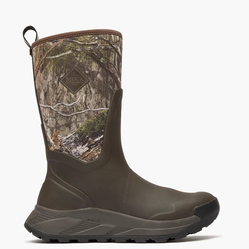 Muck Men's Outmax 12" Waterproof Neoprene Tall Boot - Mossy Oak - MOX12MCD 7 / Mossy Oak - Overlook Boots