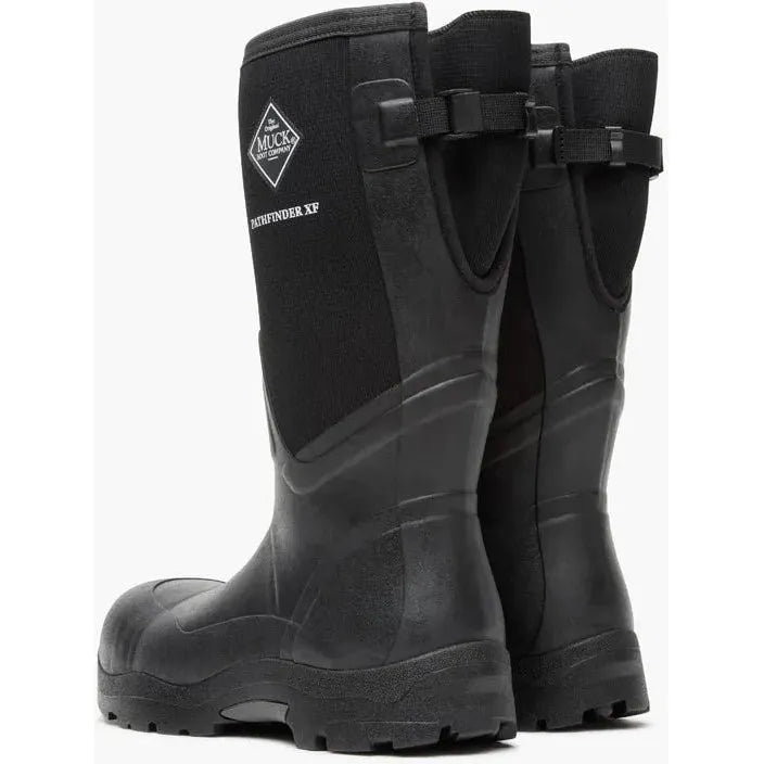 Muck Women's Chore 12" Square Toe Waterproof Western Rubber Work Boot - Black - MCHWW00 - Overlook Boots