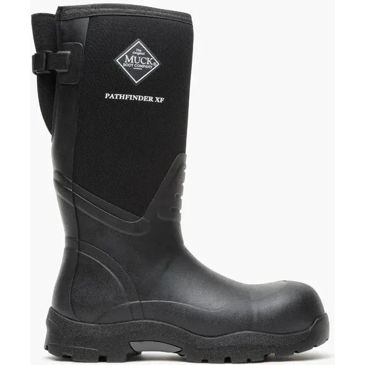 Muck Women's Chore 12" Square Toe Waterproof Western Rubber Work Boot - Black - MCHWW00 - Overlook Boots