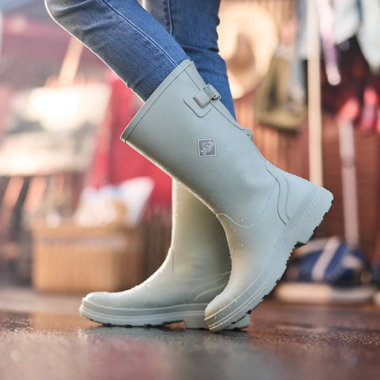 Muck Women's Rainscape 12" Waterproof Adjustable Rain Boot- Sage - MRS12W31 - Overlook Boots