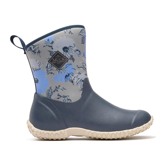 Muck Women's Muckster II Mid 10" Waterproof Neoprene Boot - India Ink/Floral - MM210W20 - Overlook Boots