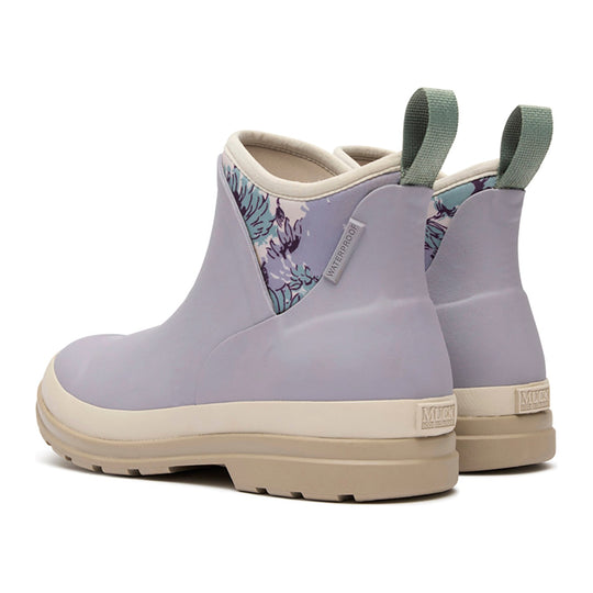 Muck Women's Originals Ankle 6" Waterproof Neoprene Boot - Minimal Gray/Floral - MOAW500 - Overlook Boots
