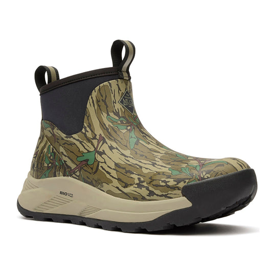 Muck Men's Outmax 6" Waterproof Neoprene Ankle Boot - Mossy Oak Greenleaf - MOX6MGL 7 / Medium / Mossy Oak Greenleaf - Overlook Boots