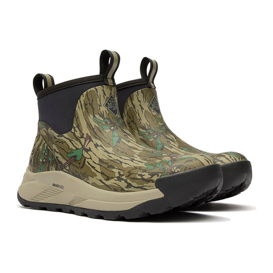 Muck Men's Outmax 6" Waterproof Neoprene Ankle Boot - Mossy Oak Greenleaf - MOX6MGL - Overlook Boots