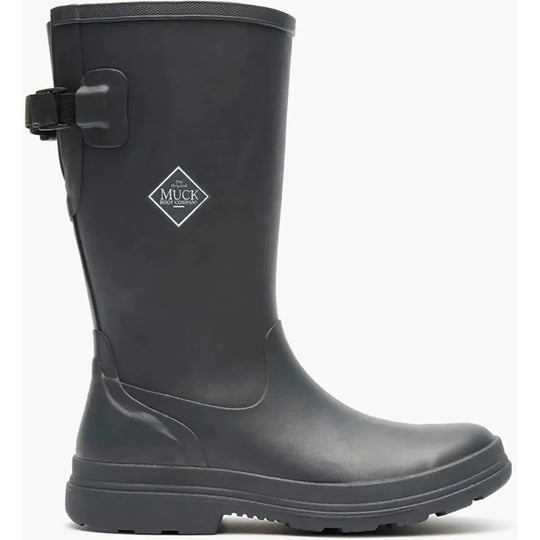 Muck Women's Rainscape 12" Waterproof Adjustable Rain Boot- Black- MRS12W00 - Overlook Boots