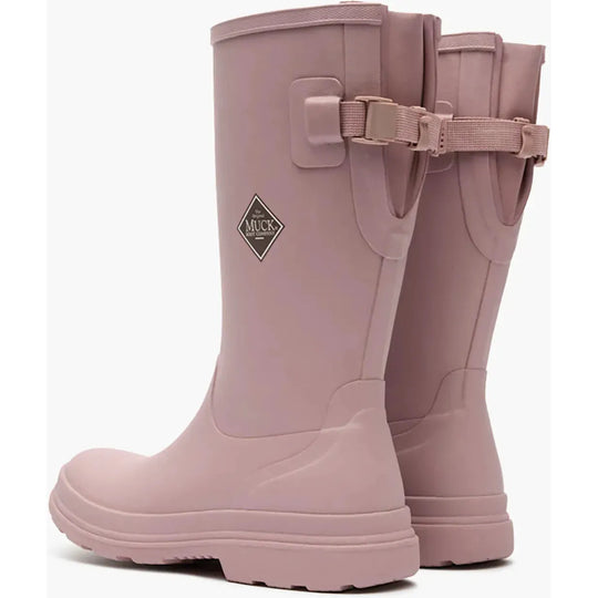 Muck Women's Rainscape 12" Waterproof Adjustable Rain Boot- Woodrose- MRS12W40 - Overlook Boots