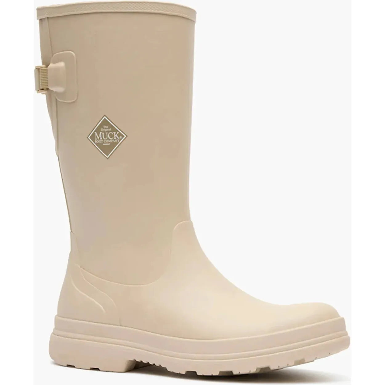 Muck Women's Rainscape 12" Waterproof Adjustable Rain Boot- Sand- MRS12W80 5 / Medium / Tan - Overlook Boots
