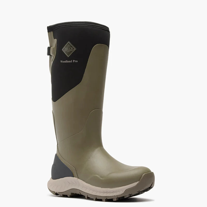 Muck Men's Woodland Pro 17" Waterproof Neoprene Tall Hunting Boot - Green - MWP17M30 7 / Green - Overlook Boots
