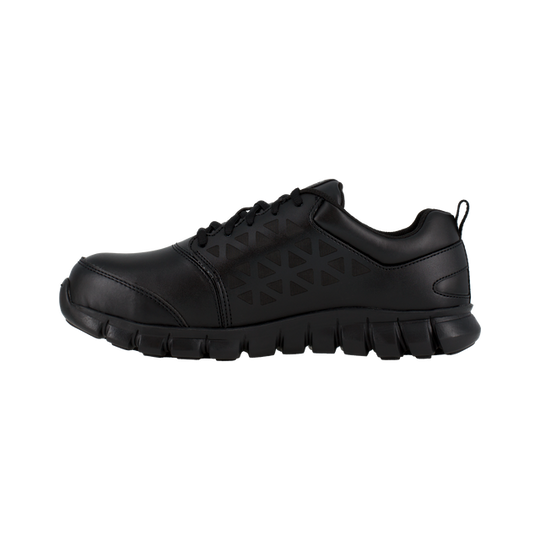 Reebok Women's Sublite Cushion Alloy Toe Athletic Work Shoe - Black - RB460 - Overlook Boots