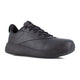 Reebok Men's DMXair Comfort+ Composite Toe Conductive Athletic Work Shoe - Black - RB3624 - Front Angle - Overlook Boots