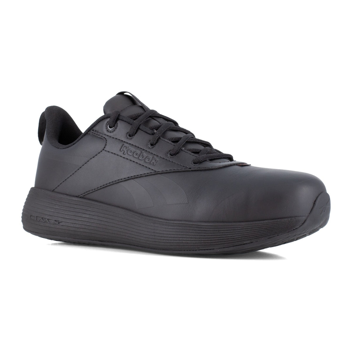 Reebok Men's DMXair Comfort+ Composite Toe Conductive Athletic Work Shoe - Black - RB3624 7 / Medium / Black - Overlook Boots