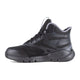 Reebok Men's Flex Trainer Composite Toe Mid Cut Athletic Work Shoe - Black and Gray - RB5125 - Inside Profile - Overlook Boots
