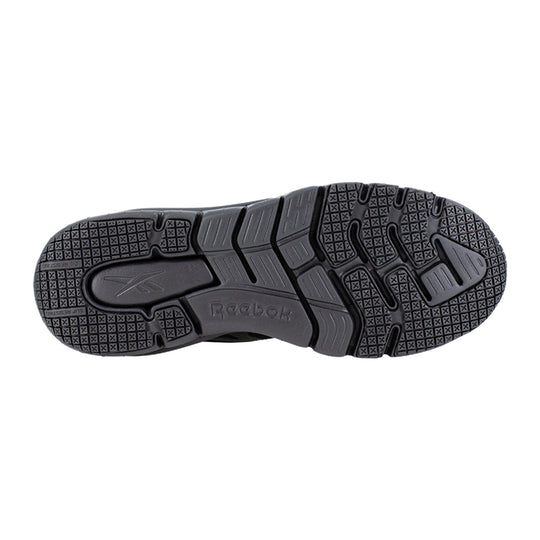 Reebok Men's Flex Trainer Composite Toe Mid Cut Athletic Work Shoe - Black and Gray - RB5125 - Outsole - Overlook Boots