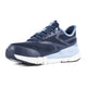 Reebok Women's Flex Trainer Composite Toe Static Dissipative Athletic Work Shoe - Navy and Sky Blue - RB513 - Inside Angle - Overlook Boots