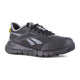 Reebok Women's Flex Trainer Composite Toe Internal Met Guard Athletic Work Shoe - Black - RB524 - Front Angle - Overlook Boots