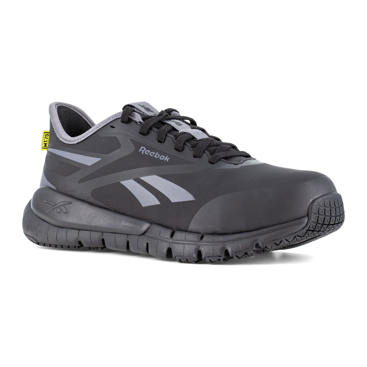 Reebok Women's Flex Trainer Composite Toe Internal Met Guard Athletic Work Shoe - Black - RB524 6 / Medium / Black - Overlook Boots
