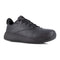 Reebok Women's DMXair Comfort+ Composite Toe Conductive Athletic Work Shoe - Black - RB624 - Front Angle - Overlook Boots