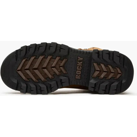 Rocky Men's Rams Horn 9" Comp Toe Waterproof BOA Logger Work Boot - Brown - RKK0509 - Overlook Boots