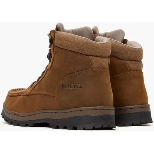 Rocky Men's Outback LTE 6" Moc Toe Hiker Outdoor Boot - Brown - RKS0704 - Overlook Boots