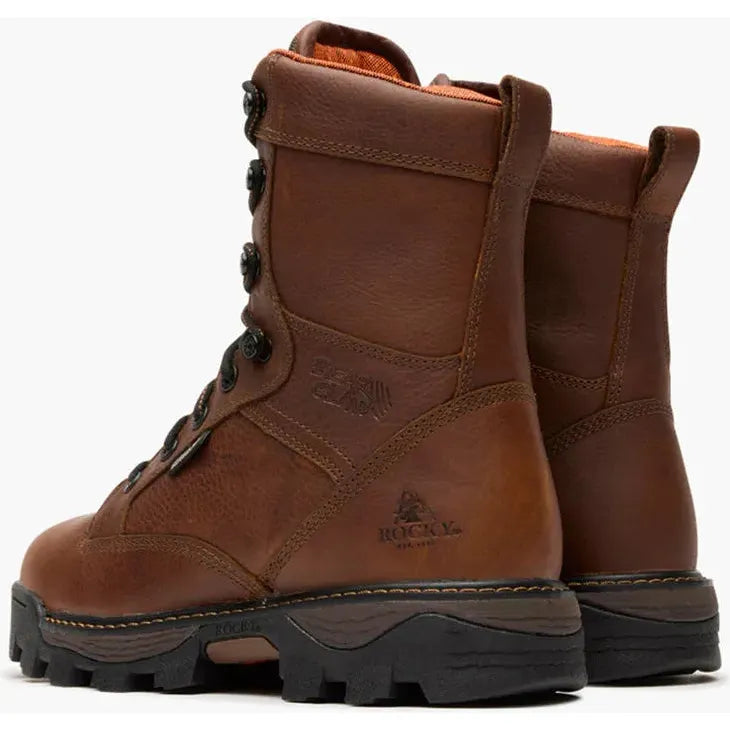 Rocky Men's BearClaw 9" WP 400G Insulated Hunting Boot- Brown- RKS0696 - Overlook Boots
