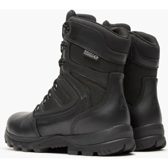 Rocky Men's Enforcer 8" Comp Toe Waterproof Public Service Duty Boot - Black - RKD0138 - Overlook Boots