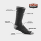 Men's Darn Tough John Henry Boot Midweight Work Sock 3-Pack - Gravel  - Overlook Boots