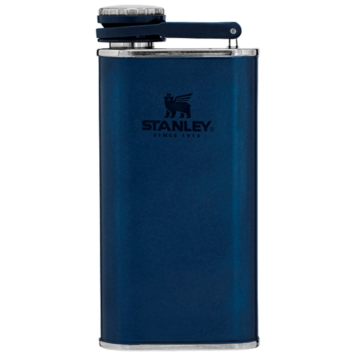 Stanley Easy Fill Wide Mouth Flask 8oz Dark Blue - Overlook Boots
