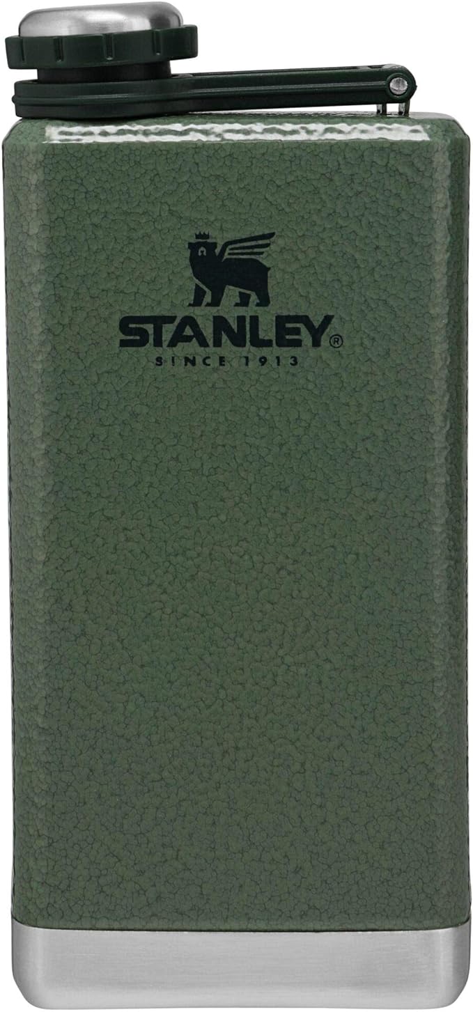 Stanley Easy Fill Wide Mouth Flask 8oz Classic Green - Overlook Boots