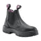Steel Blue Women's Hobart 6" Soft Toe Water Resistant Chelsea Work Boot - Black - 810891 - Front Angle - Overlook Boots