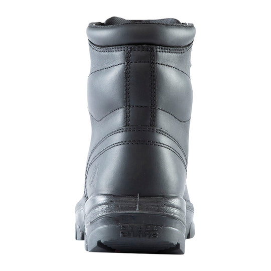 Steel Blue Men's Argyle 6" Soft Toe Waterproof Lace-Up Work Boot - Black - 810952 - Back View - Overlook Boots