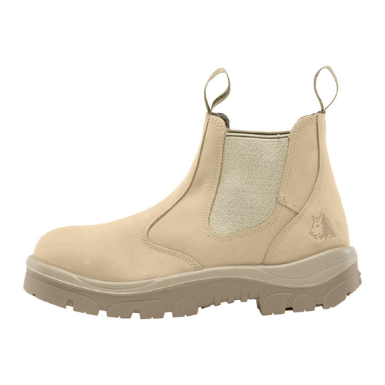 Steel Blue Women's Hobart Ladies 6" Steel Toe Water Resistant Work Boot - Sand - 812891 - Inside Profile - Overlook Boots