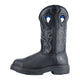 Steel Blue Men's Blue Heeler 10" Steel Toe Waterproof Western Work Boot - Black - 813945 - Inside Profile - Overlook Boots