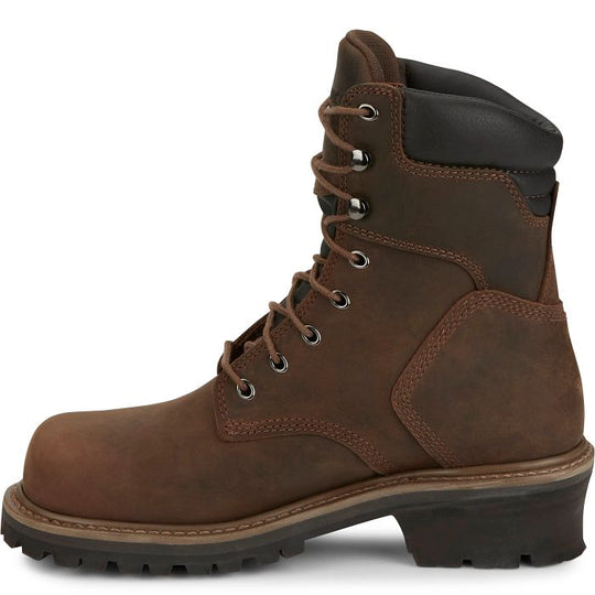 Chippewa Men's Hador 8" Steel Toe Logger Work Boot - 55026  - Overlook Boots