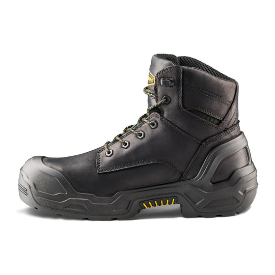 Terra Men's Exile 25 6" Composite Toe Waterproof Safety Work Boot - Black - 1009BK - Side Profile - Overlook Boots