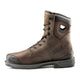 Terra Men's Stockton Square Toe 8" Composite Toe Waterproof Safety Work Boot - Dark Brown - 1099DB - Side Profile - Overlook Boots