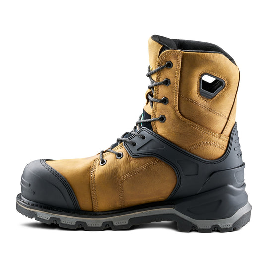 Terra Men's Sentinel 8" Composite Toe Waterproof 200G Insulated Safety Work Boot - Tan - 1169TN - Side Profile - Overlook Boots