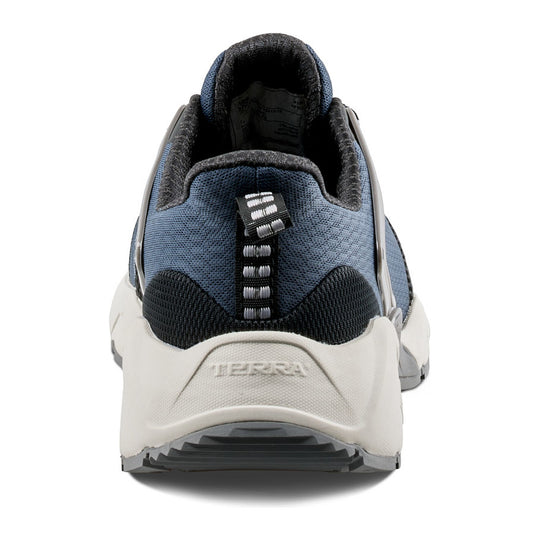 Terra Men's Vector Composite Toe Athletic Safety Work Shoe - Navy - 1276NV - Back View - Overlook Boots