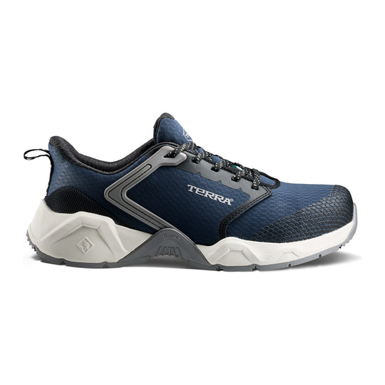 Terra Men's Vector Composite Toe Athletic Safety Work Shoe - Navy - 1276NV - Inside Profile - Overlook Boots