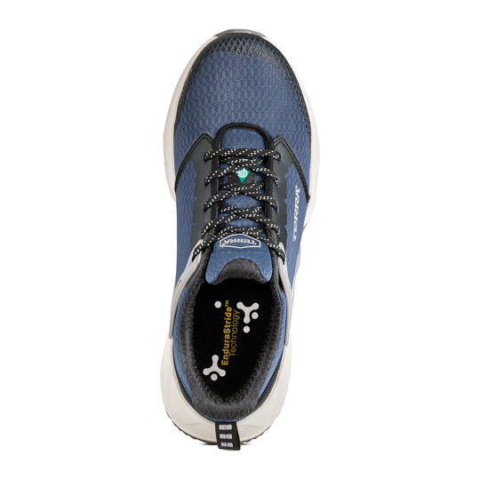 Terra Men's Vector Composite Toe Athletic Safety Work Shoe - Navy - 1276NV - Top View - Overlook Boots