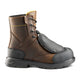 Terra Men's Patton 8" Aluminum Toe External Met Guard Safety Work Boot - Dark Brown - 1314DB - Inside Profile - Overlook Boots