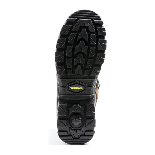 Terra Men's Albany Composite Toe Safety Work Shoe - Black - R835BK - Outsole - Overlook Boots