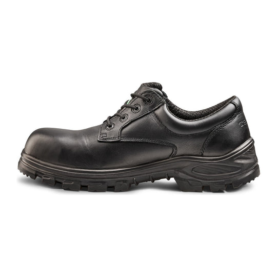 Terra Men's Albany Composite Toe Safety Work Shoe - Black - R835BK - Side Profile - Overlook Boots