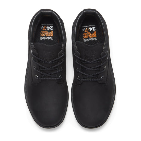 Timberland PRO Men's Power Shift Slip-Resistant Soft Toe Chukka Work Boot - Black - TB0A41MGEPV - Top View - Overlook Boots