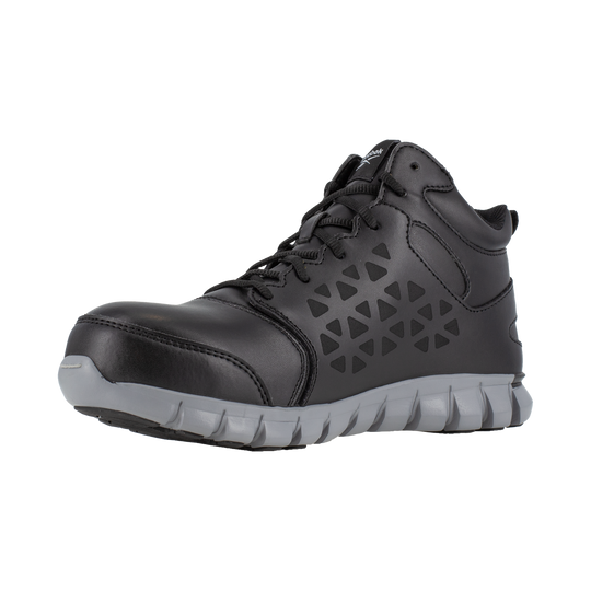 Reebok Women's Sublite Steel Toe Oxford Athletic Work Shoe - Grey - RB416 - Overlook Boots